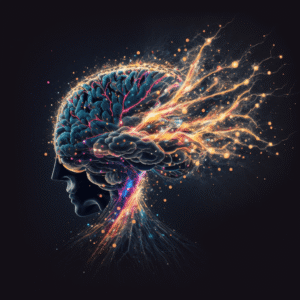 Woman with glowing brain - Brene Brown's neuroscience self-worth hacks for feminine energy 
feminine self-worth neuroscience